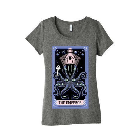 Creepy Cute Tarots: The Emperor Womens T-Shirt