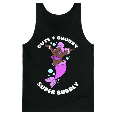 Cute & Chubby Super Bubbly Purple Tank Top