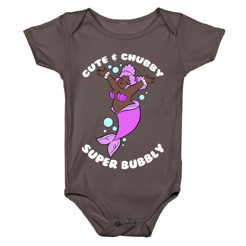 Cute & Chubby Super Bubbly Purple Baby One-Piece