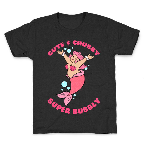 Cute & Chubby Super Bubbly Pink Kids T-Shirt