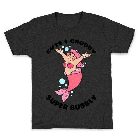 Cute & Chubby Super Bubbly Pink Kids T-Shirt