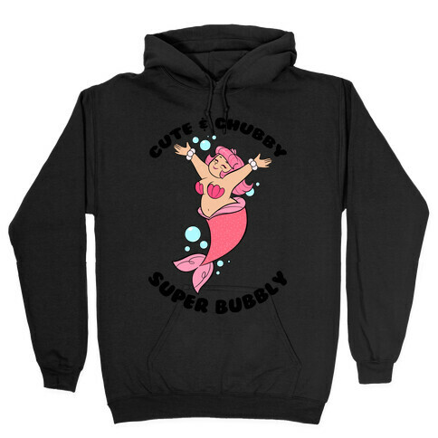 Cute & Chubby Super Bubbly Pink Hooded Sweatshirt