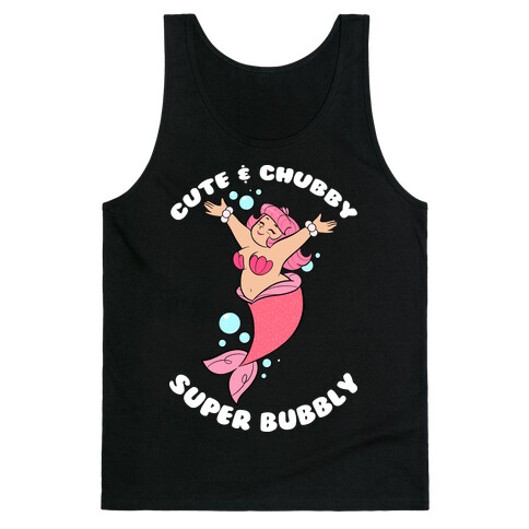 Cute & Chubby Super Bubbly Pink Tank Top