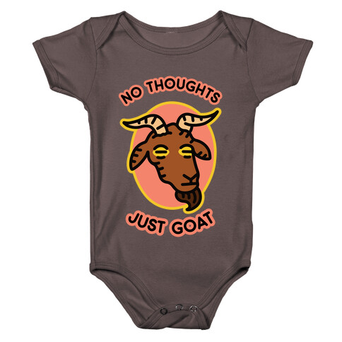 No Thoughts, Just Goat Baby One-Piece