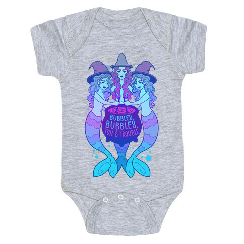 Bubbles, Bubbles, Toil and Trouble Baby One-Piece