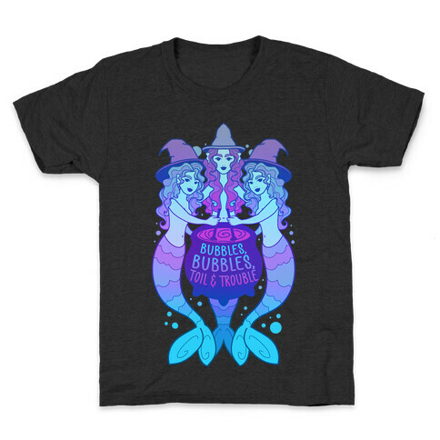 Bubbles, Bubbles, Toil and Trouble Kids T-Shirt