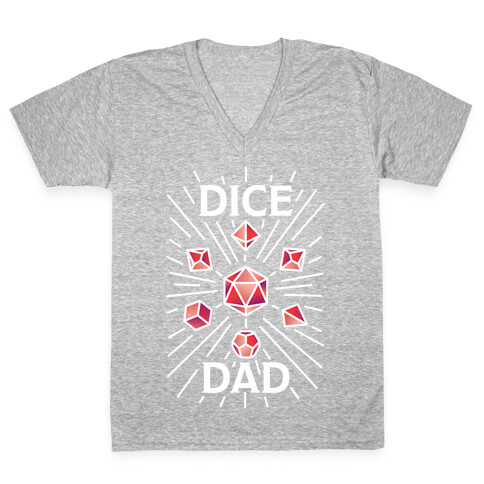 Dice Dad V-Neck Tee Shirt