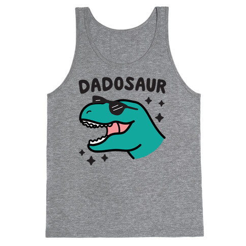 Dadosaur (Dad Dinosaur) Tank Top