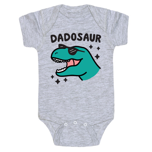 Dadosaur (Dad Dinosaur) Baby One-Piece