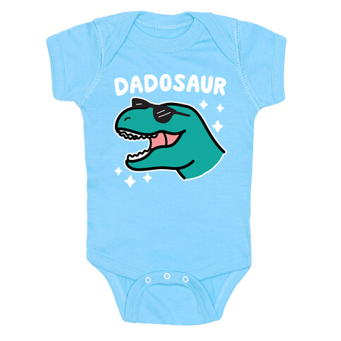 Dadosaur (Dad Dinosaur) Baby One-Piece