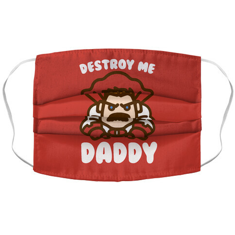 Destroy Me Daddy Parody Accordion Face Mask