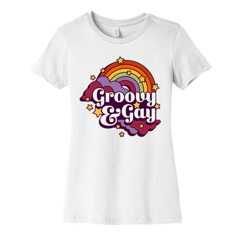 Groovy & Gay Womens T-Shirt