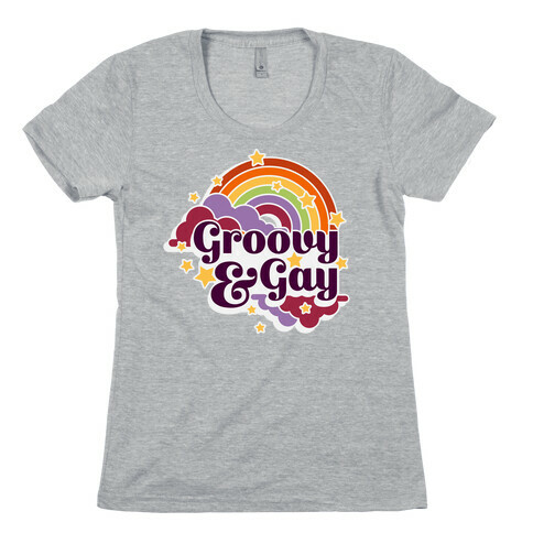 Groovy & Gay Womens T-Shirt