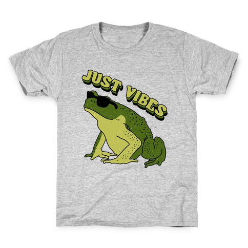 Just Vibes Frog Kids T-Shirt