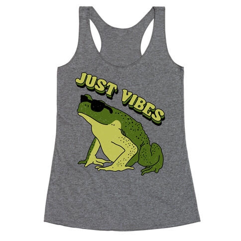 Just Vibes Frog Racerback Tank Top