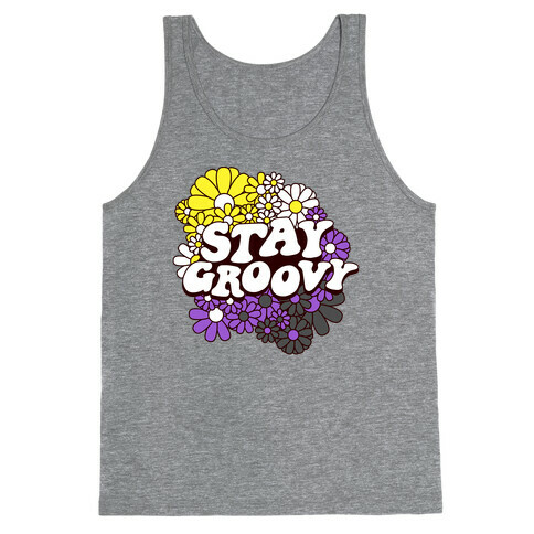 Stay Groovy (Nonbinary Flag Colors) Tank Top