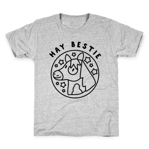 Hay Bestie Pair Shirt (Right) Kids T-Shirt