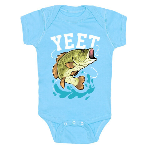Yeet Bass Fishing Baby One-Piece