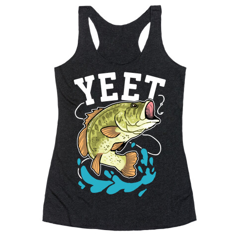 Yeet Bass Fishing Racerback Tank Top