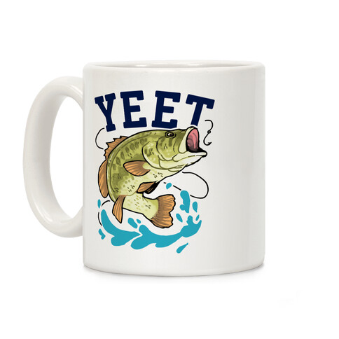 Yeet Bass Fishing Coffee Mug