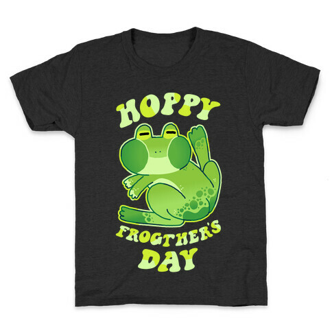 Hoppy Frogther's Day Kids T-Shirt