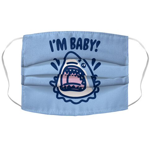 I'm Baby Shark Accordion Face Mask