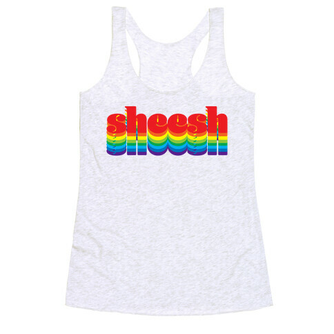 Retro Sheesh Racerback Tank Top