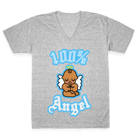 100% Angel (Baby) V-Neck Tee Shirt