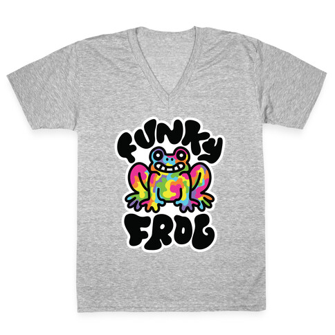 Funky Frog V-Neck Tee Shirt