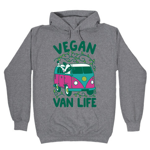 Vegan Van Life Hooded Sweatshirt