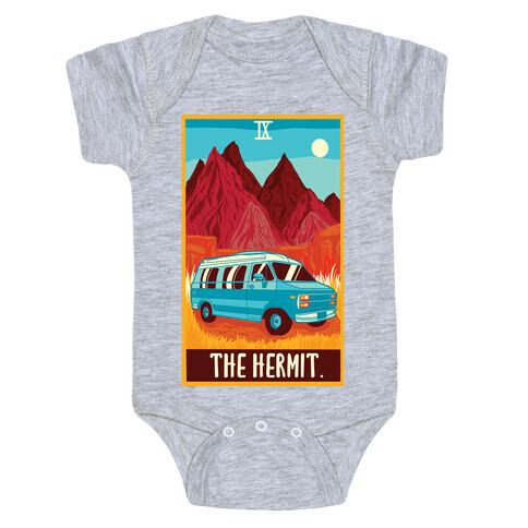 The Hermit Van Life Tarot Baby One-Piece