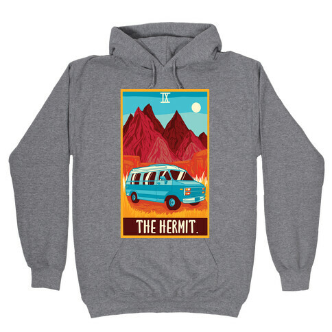 The Hermit Van Life Tarot Hooded Sweatshirt