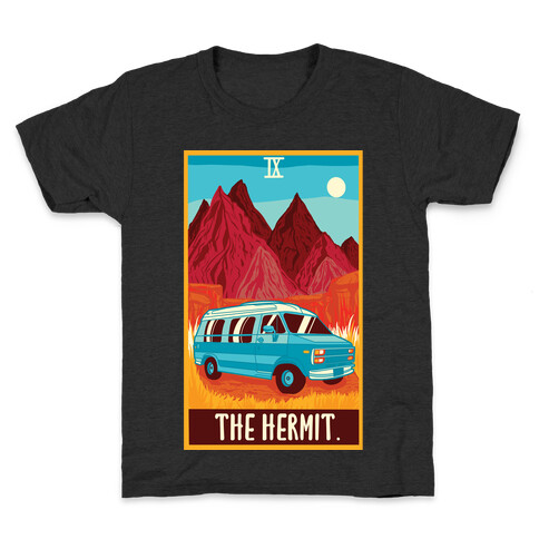 The Hermit Van Life Tarot Kids T-Shirt