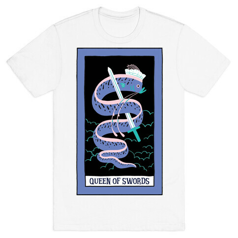 Creepy Cute Tarots: Queen Of Swords T-Shirt