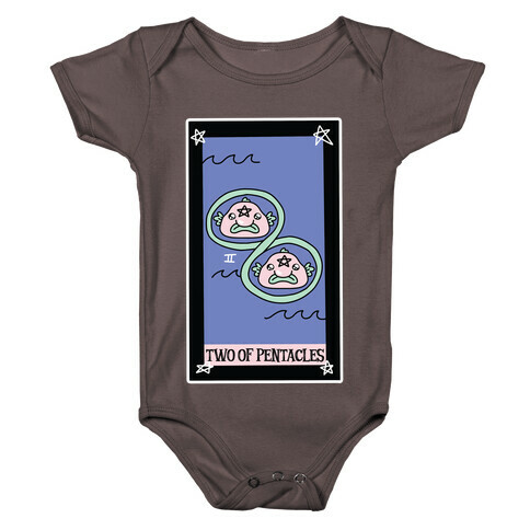 Creepy Cute Tarots: Two of Pentacles Baby One-Piece