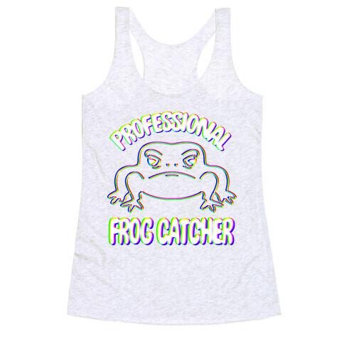 Professional Frog Catcher Racerback Tank Top