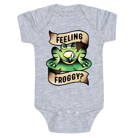 Feeling Froggy? Baby One-Piece