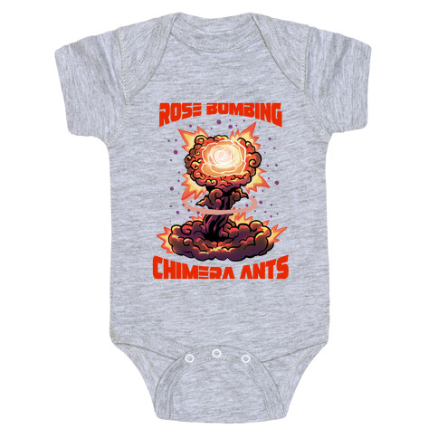 Rose Bombing Chimera Ants (Anime parody) Baby One-Piece