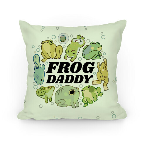 Frog Daddy Pillow