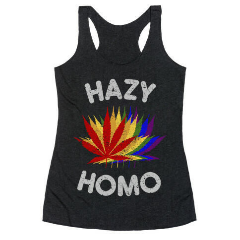 Hazy Homo Racerback Tank Top