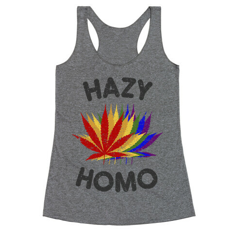 Hazy Homo Racerback Tank Top