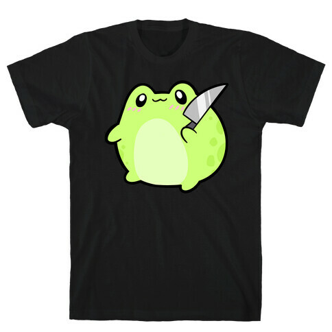 Cute Froggie With A Knife T-Shirt