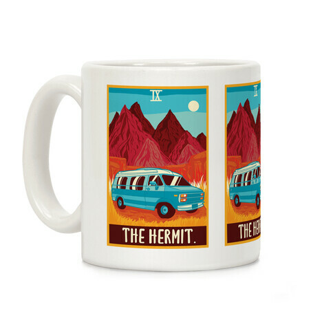 The Hermit Van Life Tarot Coffee Mug