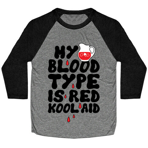 Kool Aid Blood Baseball Tee