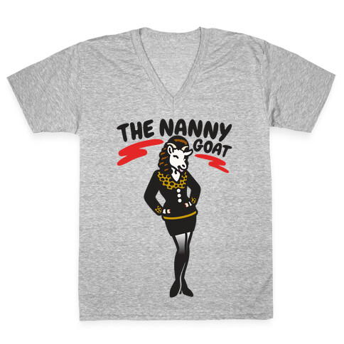 The Nanny Goat Parody V-Neck Tee Shirt