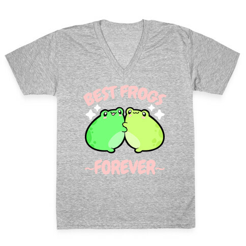 Best Frogs Forever V-Neck Tee Shirt