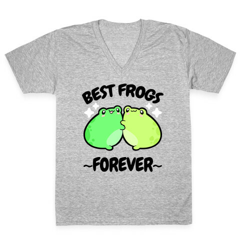 Best Frogs Forever V-Neck Tee Shirt