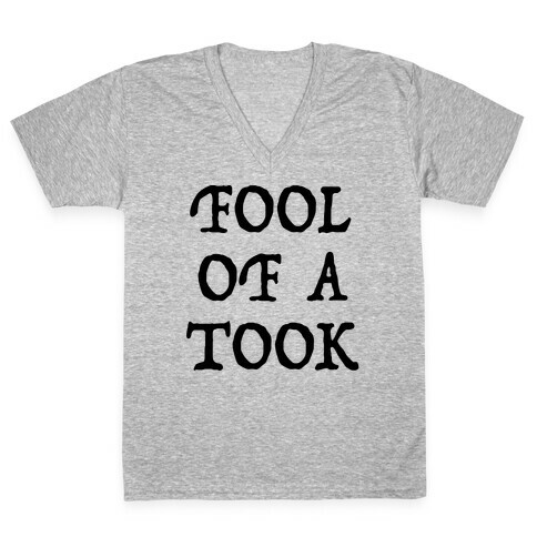 "Fool of a Took" Gandalf Quote V-Neck Tee Shirt