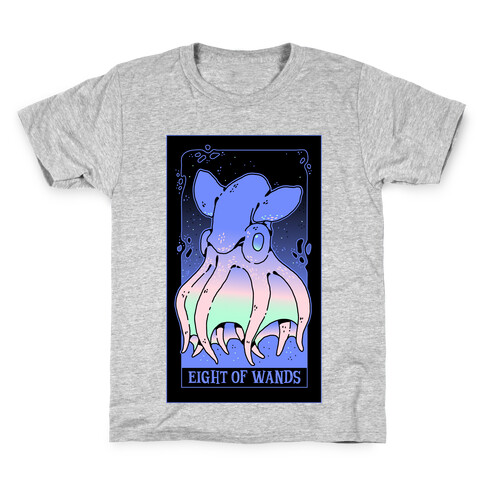 Creepy Cute Tarots: Eight of Wands  Kids T-Shirt