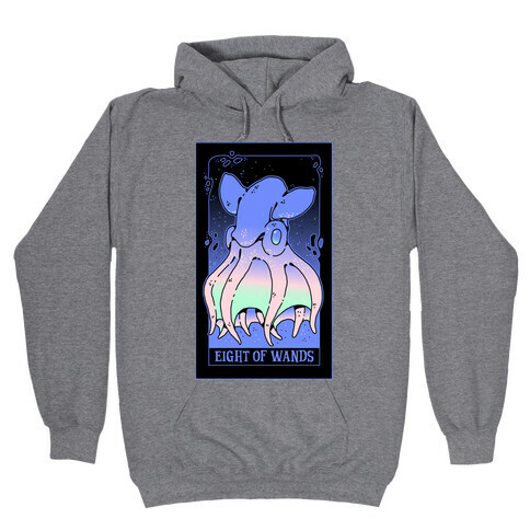 Creepy Cute Tarots: Eight of Wands  Hooded Sweatshirt